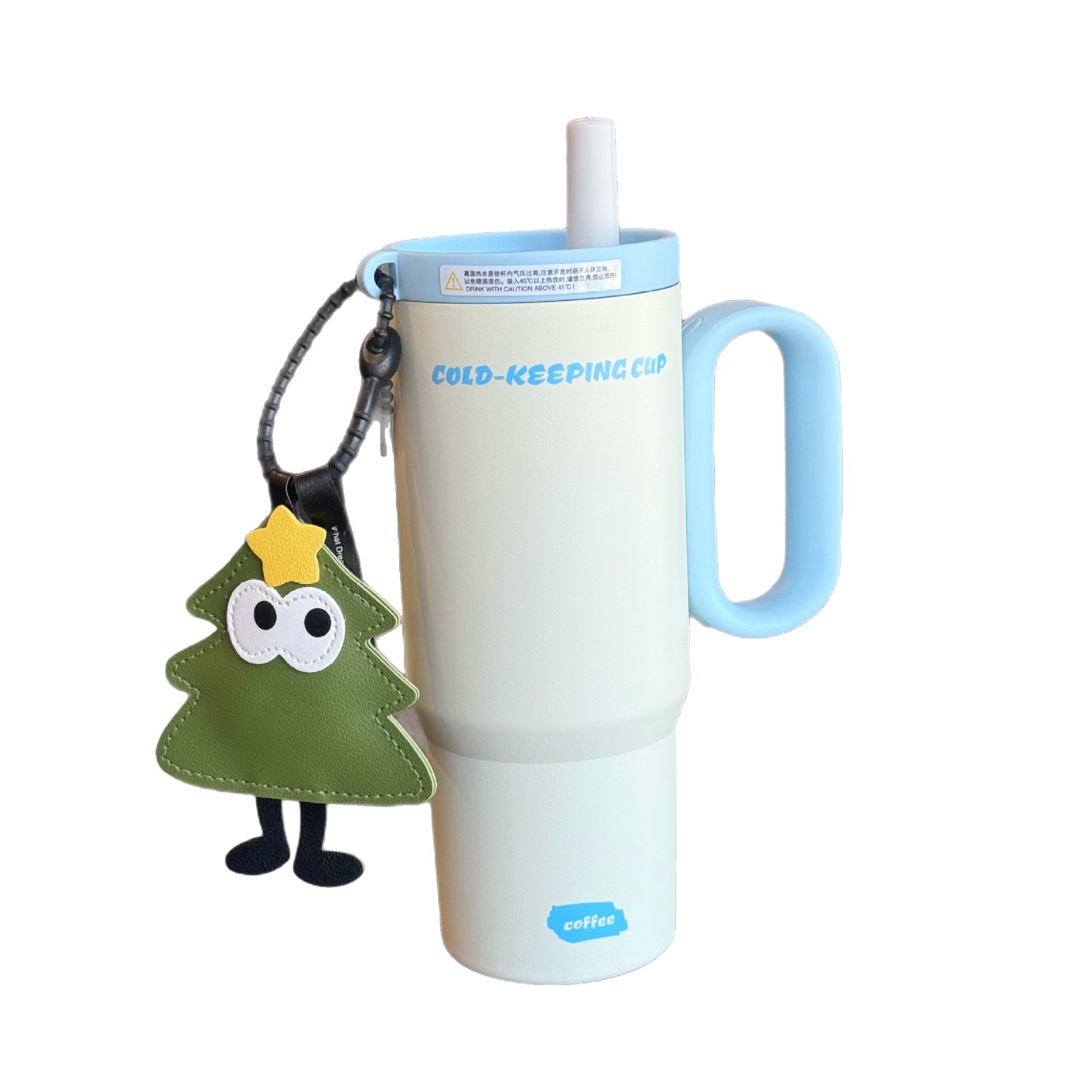 New large-capacity 316 stainless steel insulated cup, ice king cup for women, new cold insulation car stainless steel straw cup Item Picture