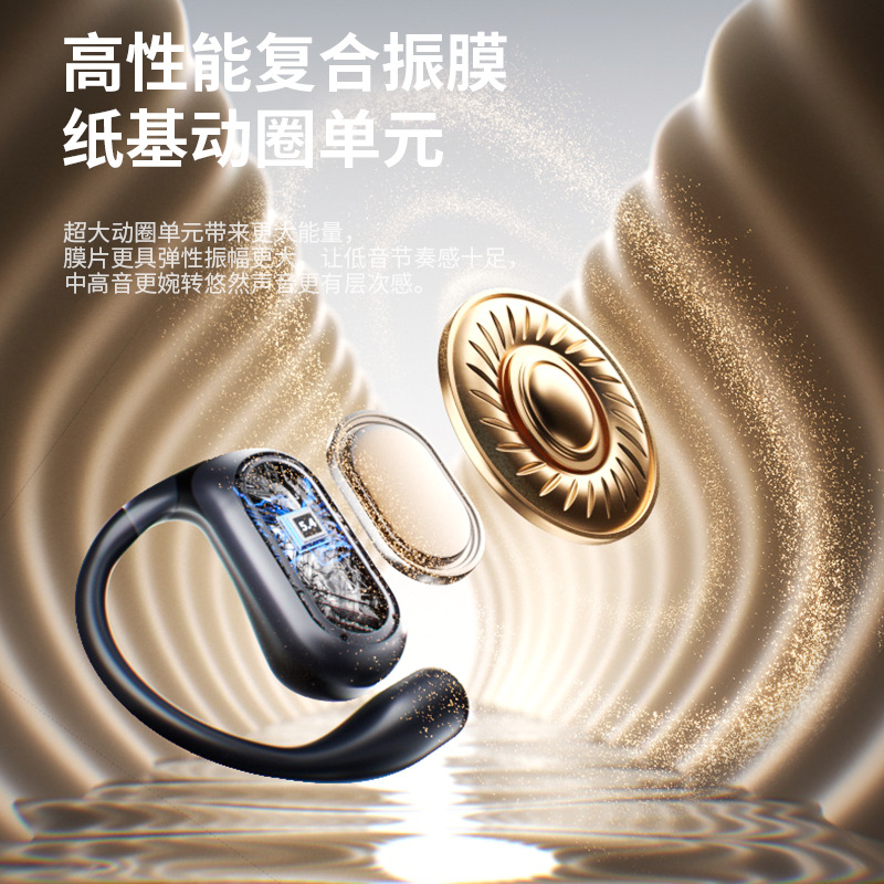 Open Bluetooth headphones, no pain after long-term use during exercise, AI intelligent translation headphones, brand new Bluetooth 5.4