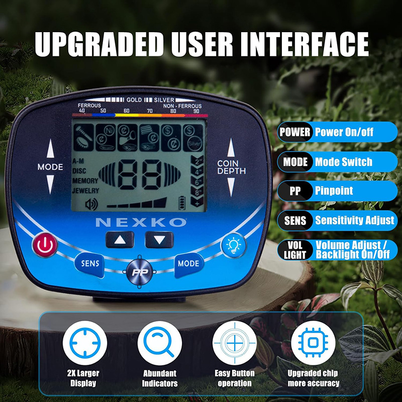 Cross-border best-selling gold, silver, copper, ancient coins, metal detectors, outdoor treasure detectors details Picture