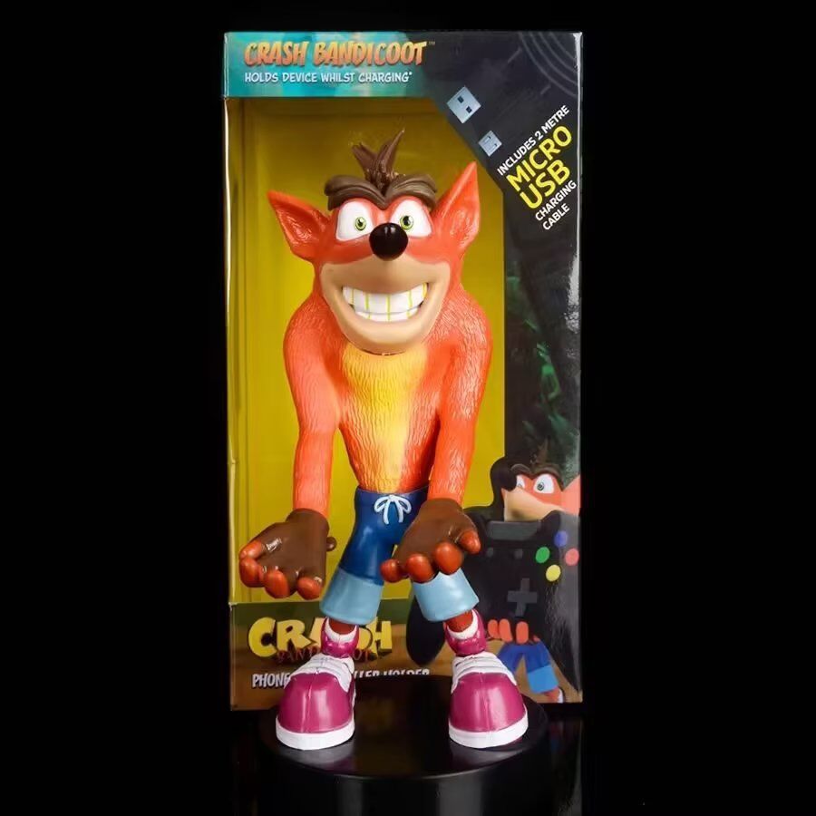 Crash Bandicoot game controller, mobile phone stand, game peripheral model box, figurine, decorative item, plush toy Application Scenario