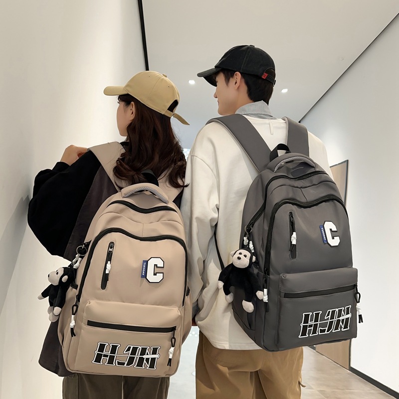 Backpacks for fashionable women, large-capacity travel computer backpacks for men, casual bags for junior high school, senior high school and primary school students details Picture