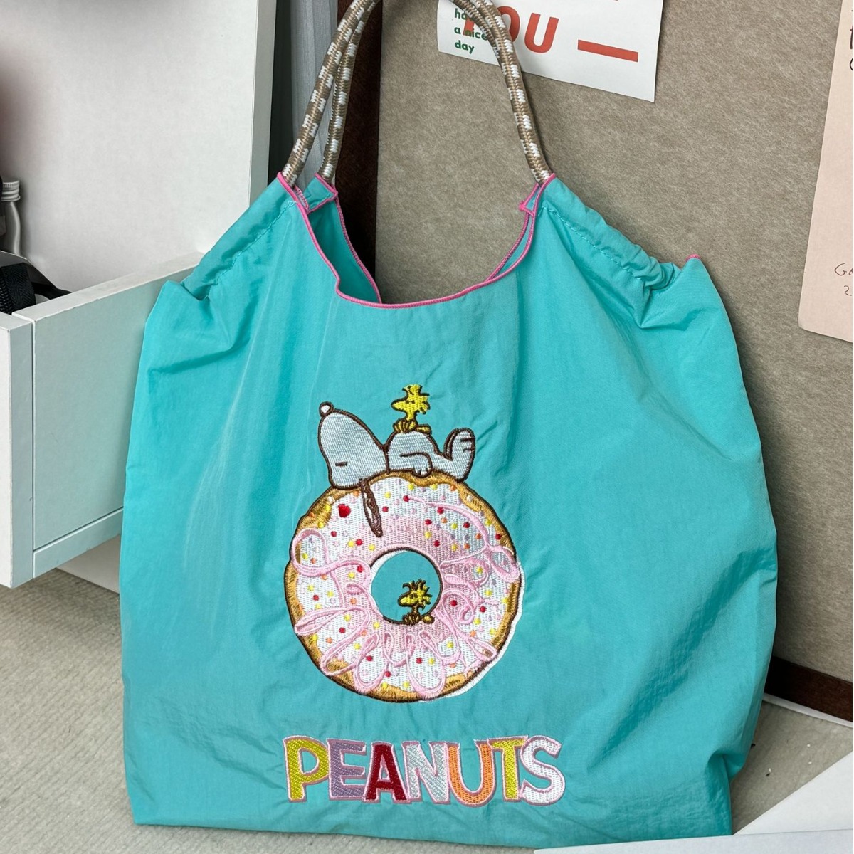 Korean-style lightweight large-capacity bag, casual and versatile, durable Oxford fabric shoulder bag, commuting crossbody bag, nylon fabric bag Specification image