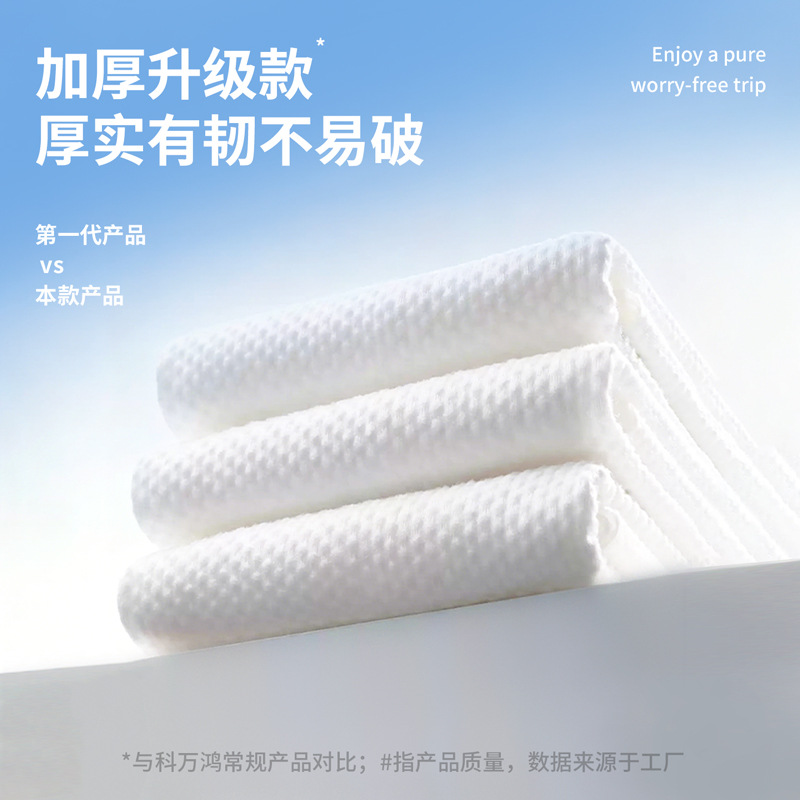 مناشف سياحية محمولة في فنادق سياحية معبأة بشكل مستقل وبمناديل حمامات ذات لمرة واحدة Specification image