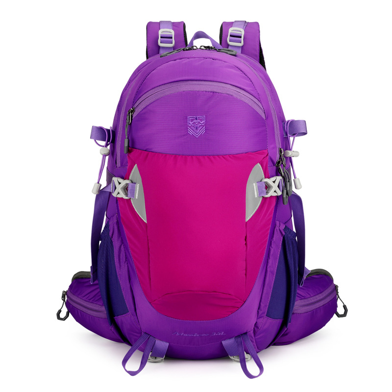 Cross-border hiking and mountaineering backpack, multi-functional sports backpack, detachable suspended bracket, large-capacity outdoor double backpack Specification image