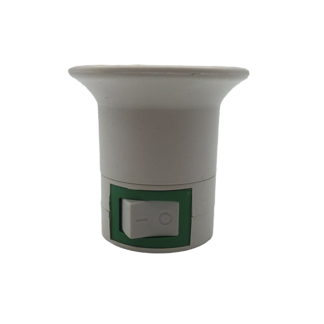 One-piece daifa magic ball lamp head, lamp base, mobile lamp head with switch plug, American standard white lamp cup, bulb lamp base Item Picture