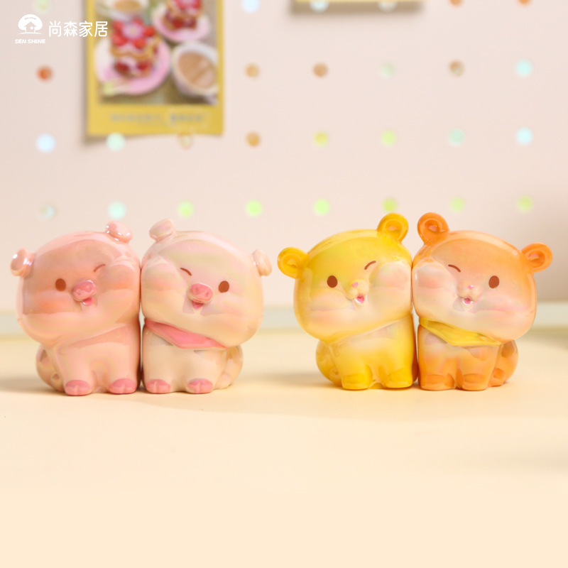 爱的贴贴摆件新款工厂直销可爱卡通好寓意家居装饰休闲摆件女节日