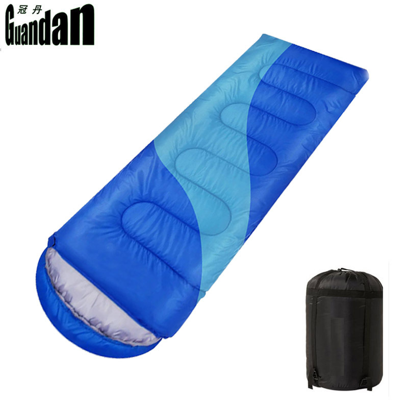 1300-gram camping full-print sleeping bag for outdoor use, which can be spliced into a double sleeping bag