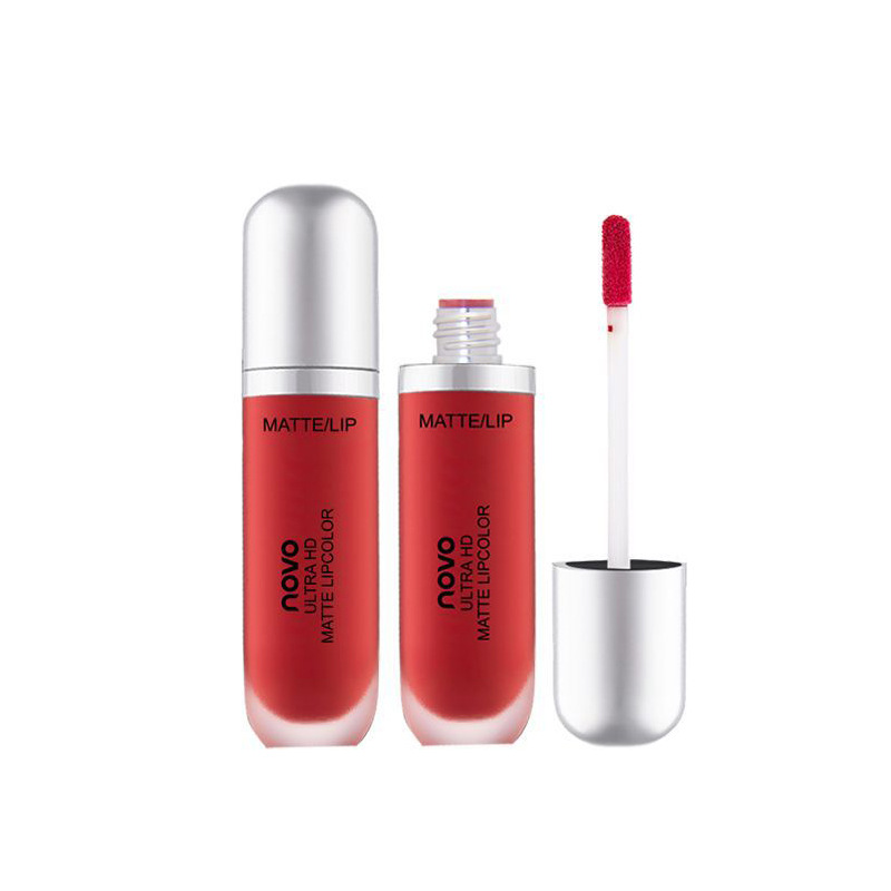 Color fuente de maquillaje fábrica ODM/OEM personalizado capibara rojo labio glaseado aqua espejo brillo labial