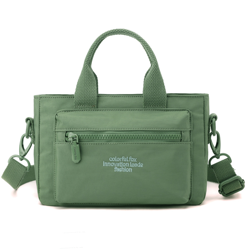 Fashionable and stylish small crossbody bag for women, single-shoulder hand-carried nylon small crossbody bag, fabric bag