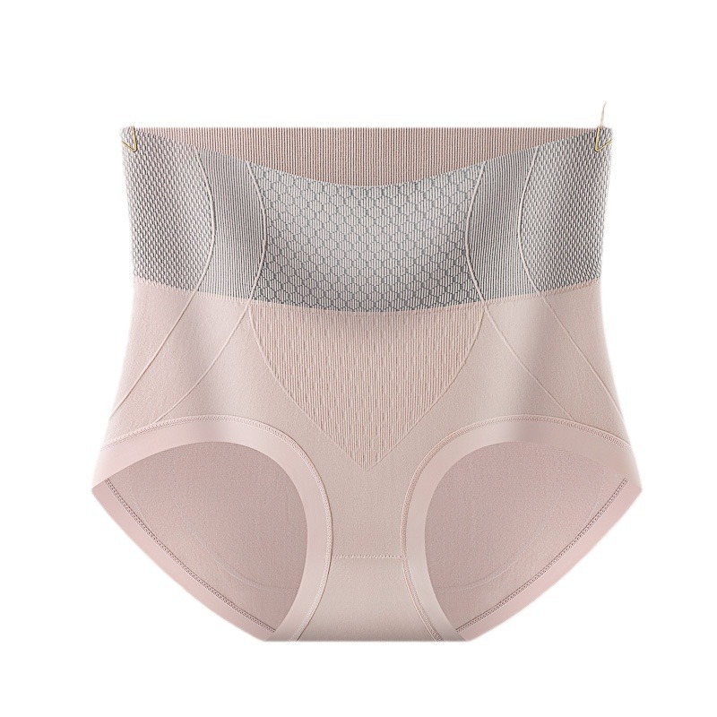 Belt-tightening pants, seamless waist-cinching and hip-lifting shaping pants, women's postpartum belly reduction and waist cinching, large-sized high-waisted women's triangle pants, women's high-waisted comfort Item Picture