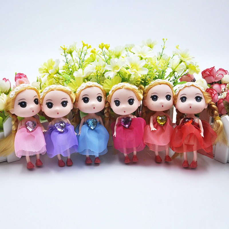 Wholesale of new 12-centimeter cute and confused doll bags, pendants, vinyl figurines, girls' toys and small gifts from the manufacturer Specification image