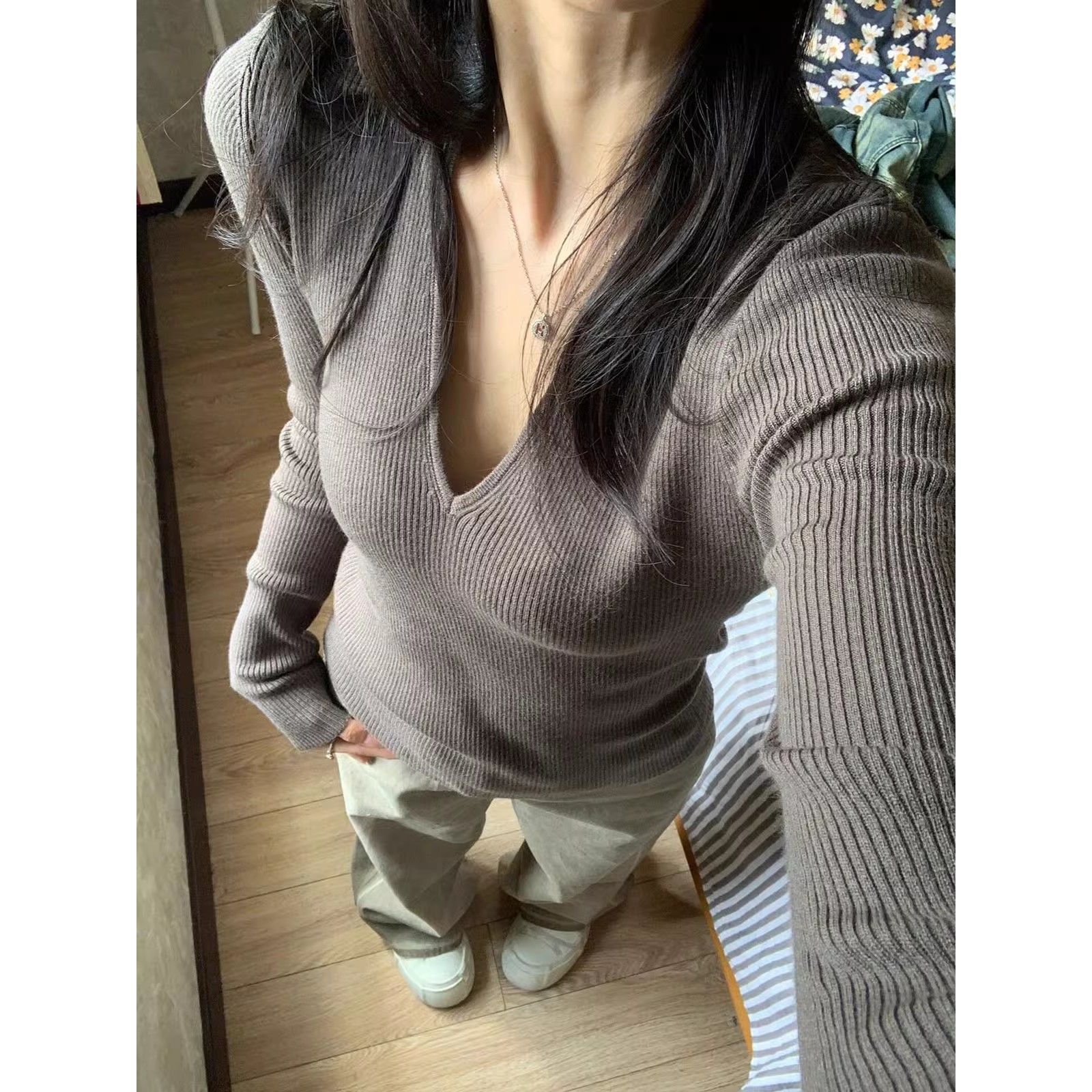 毛衣实物图