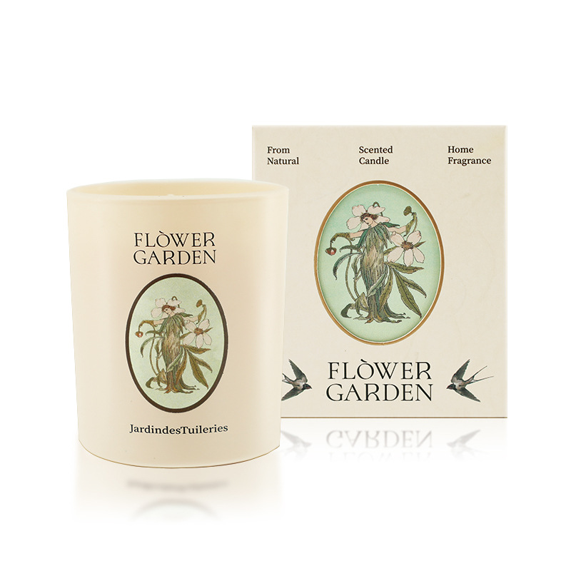 香圣法式香薰蜡烛礼盒创意室内香氛高级熏香蜡烛摆件女生礼品批发白底实物图