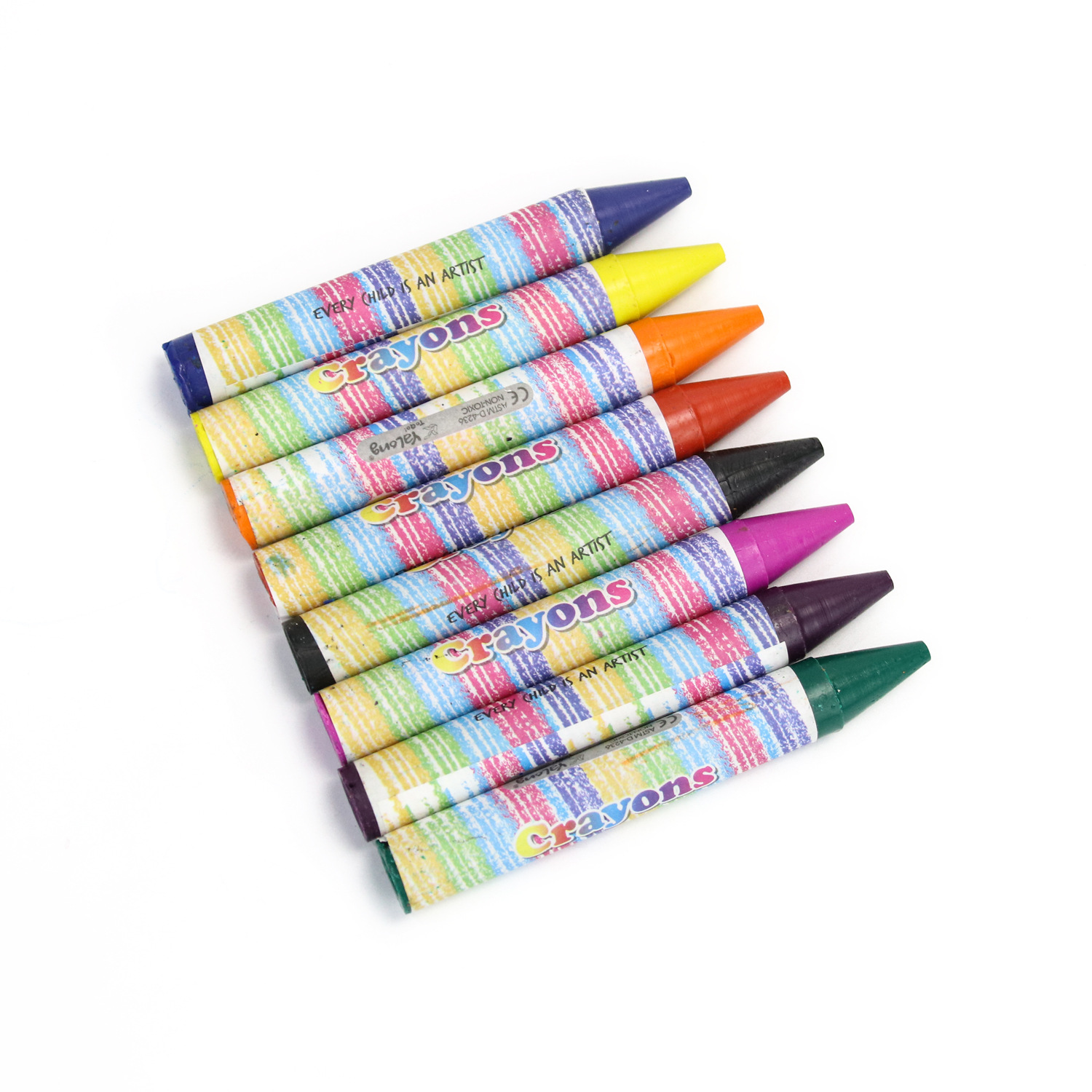 Yalong Cross-border 2023 New high-quality art Products: 8-color giant crayon cartoon Crayon children's set Specification image