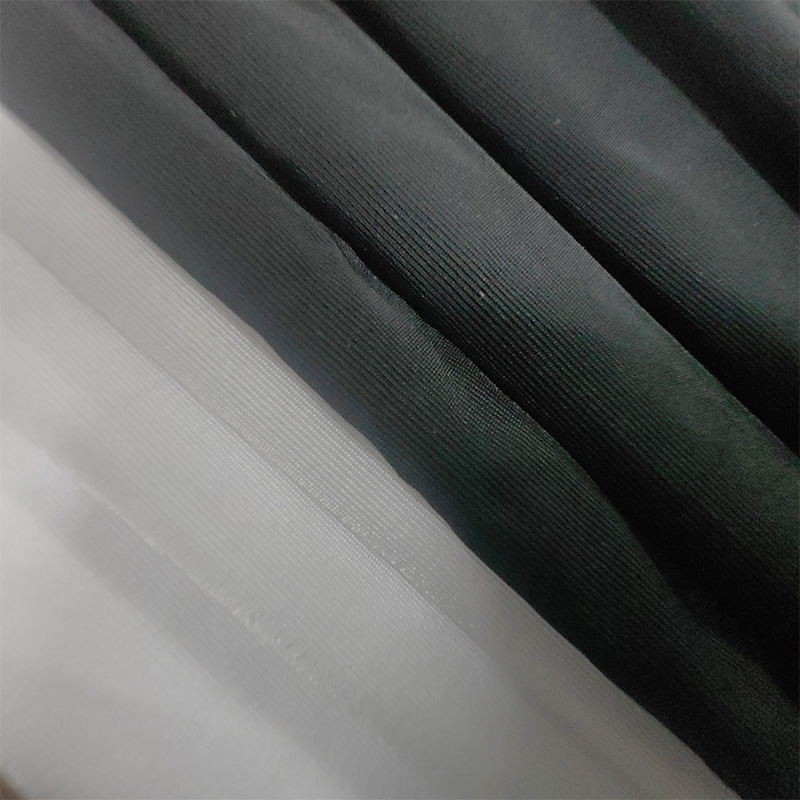 120g高弹超细绒面料涤纶针织布速干运动服瑜伽服时装面料细节图