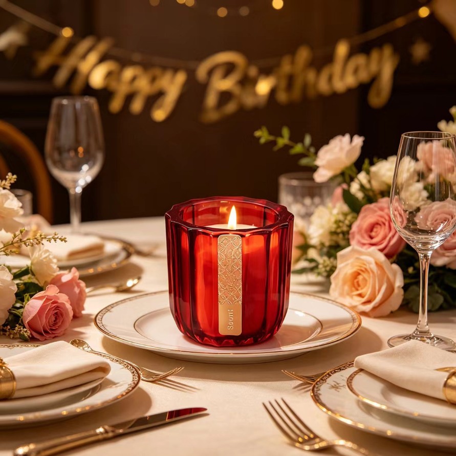高级氛围感香薰蜡烛大豆蜡生日蜡烛结婚派对香氛伴手礼家用送闺蜜