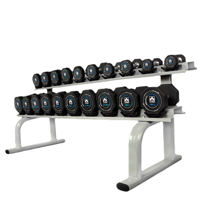 PU dumbbells, special fixed dumbbells for men's gyms, commercial fitness equipment, home professional rubber-coated dumbbell sets Item Picture