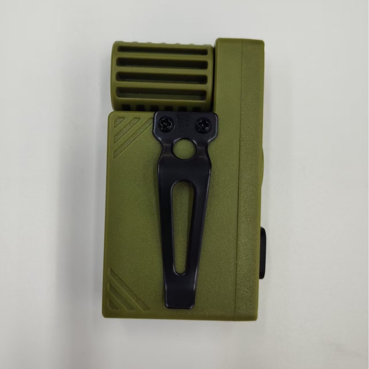 可充电手电筒旋转调节多功能磁性帽夹灯便携式迷你手电筒