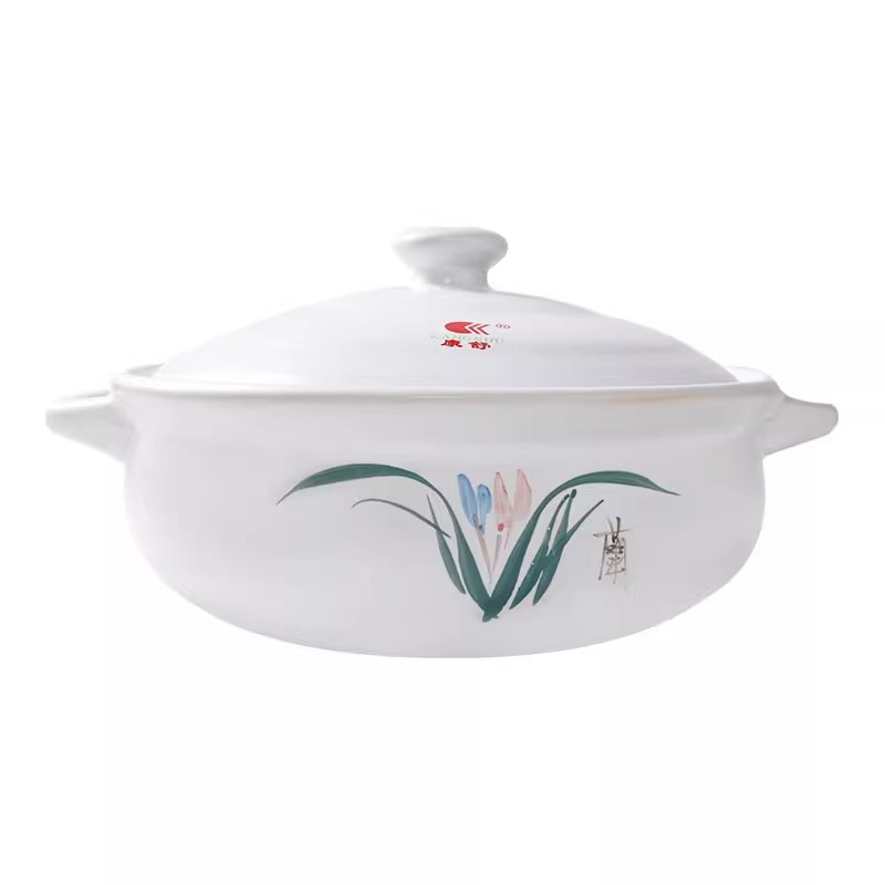 Kangshu large-capacity clay pot hotel induction cooker Open flame Special commercial high-temperature resistant soup, pig's stomach chicken hot pot Item Picture