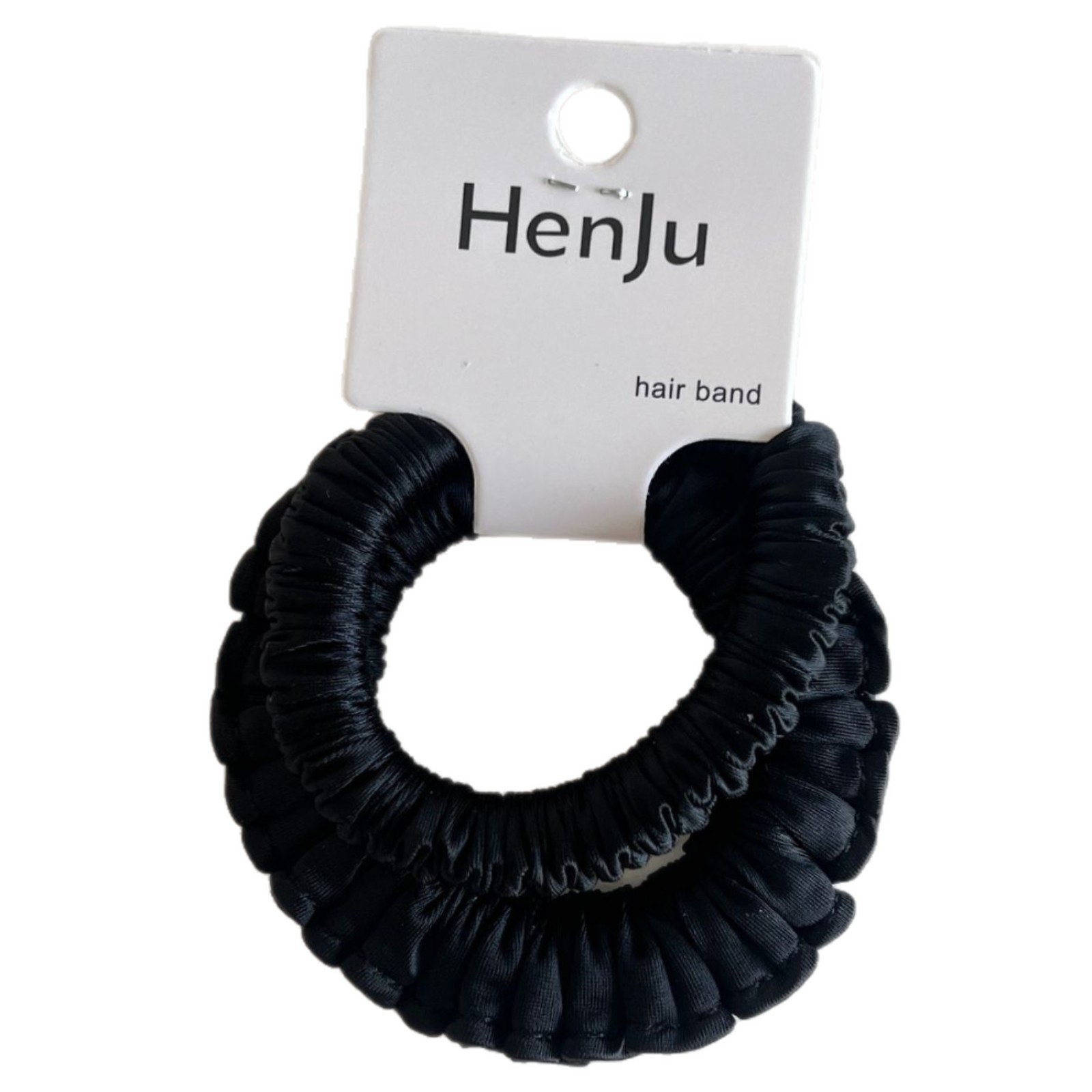 发圈/饰品/大肠发圈/头绳/真丝绒发圈白底实物图