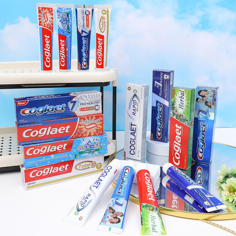 外贸牙膏出口非洲英文全包装亚马逊成人厂家批7效细节图