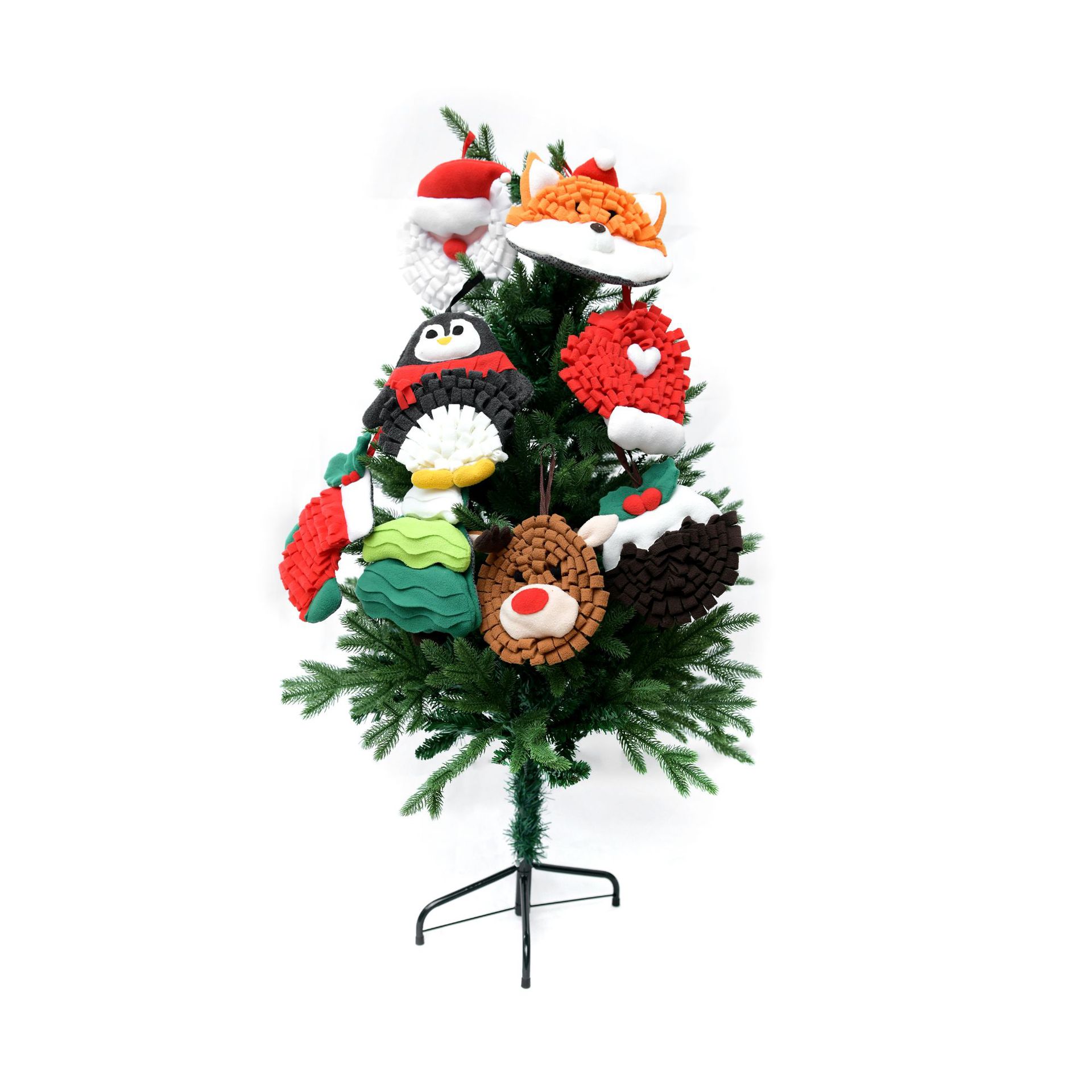 Rongka Pet Cross-border Christmas Decoration Series Pet Sniffing Pads, Interactive Fun sniffing slow Food Toys for Little pets, Christmas pet toys Item Picture