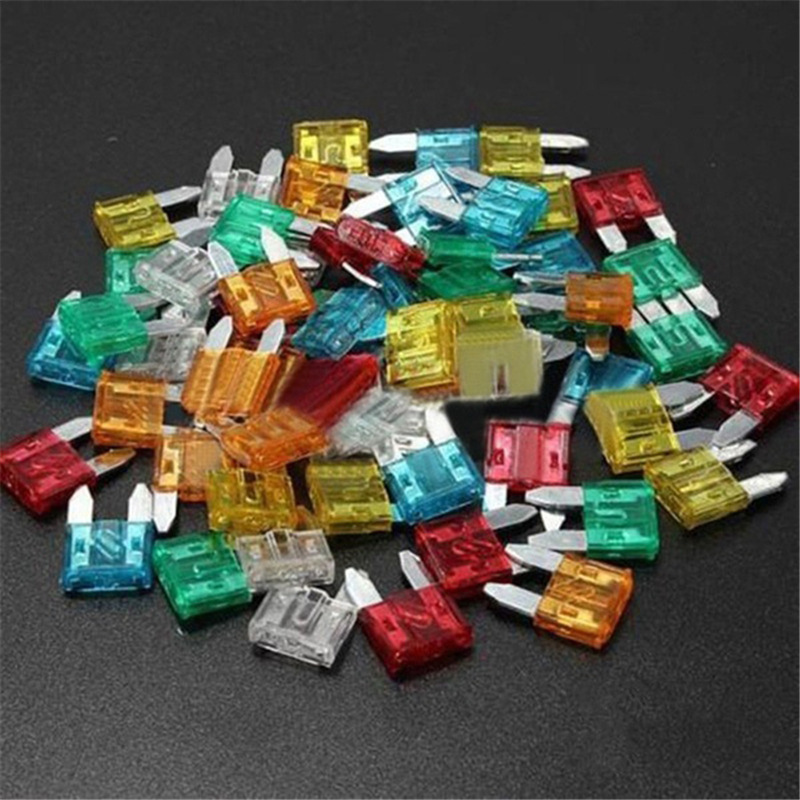 Factory direct sales of 300pcs boxed automotive fuse blades, fuse plates, aluminum plates, and insert type fuse plate sets