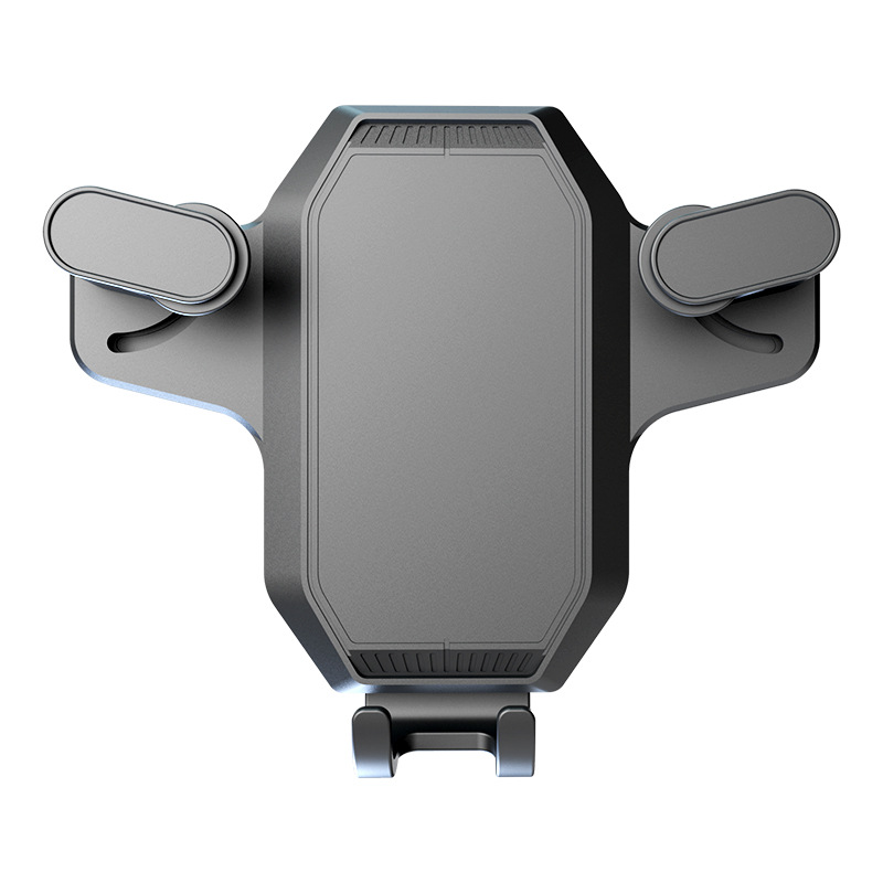 New car mobile phone navigation stand, universal car air outlet, small gravity fixed LOGO, factory direct sales Item Picture