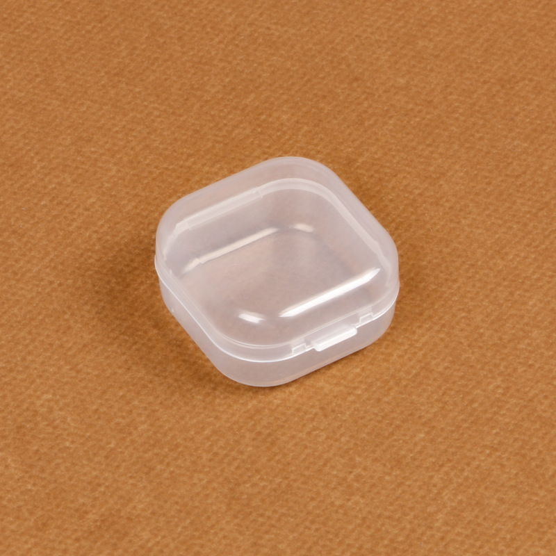 Wholesale pp transparent mini earplug boxes, disposable swimming nasal plug packaging boxes, jewelry rings, plastic storage boxes Application Scenario