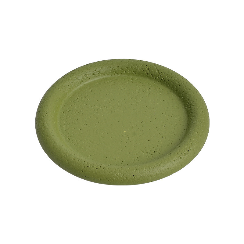 蜡烛杯空杯苔原扩香石无火香薰晶石室内持久家用精油香氛摆件白底实物图