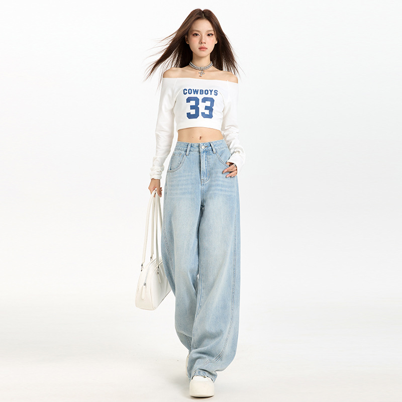 女式牛仔裤实物图