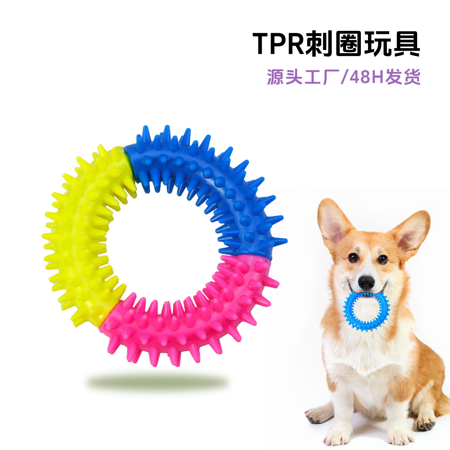 TPR狗狗玩具耐咬泰迪贵宾解闷宠物用品工厂加工定制幼犬玩具比熊详情1