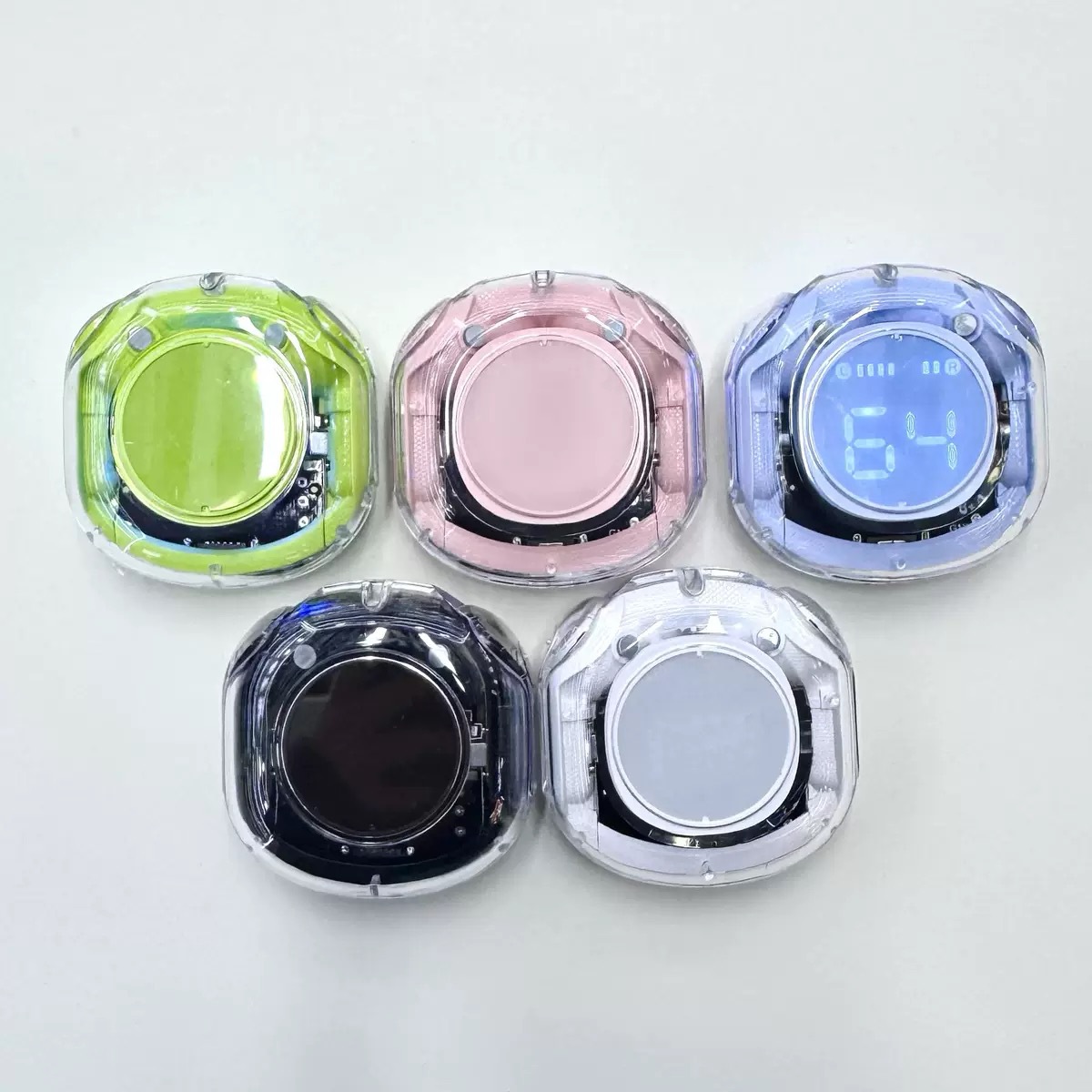 Transfronteriza venta caliente Air39 transparente HK6 pantalla digital inalámbrico bluetooth auriculares TWS en el oído fábrica al por mayor Specification image