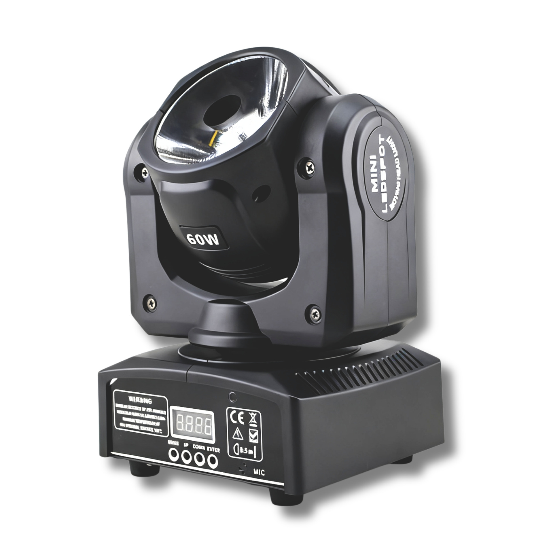 Cross-border best-selling 60W moving head light strip auxiliary led stage lighting equipment, wedding private rooms, club ktv atmosphere creation and rendering, seven-color rotating beam light Item Picture