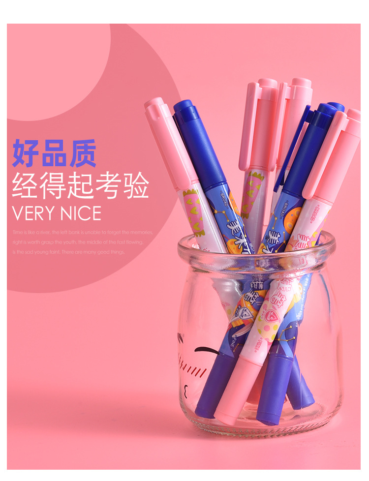 The Tianfeng 1971/1972 double-headed oil-based marker pen is suitable for various material surfaces details Picture