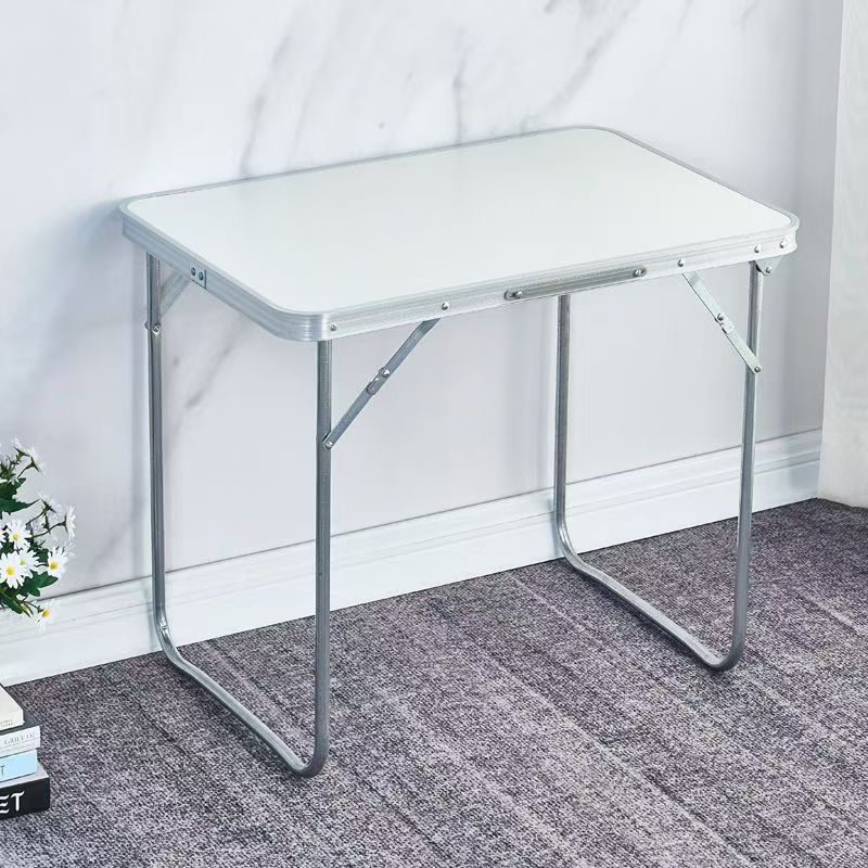 Outdoor folding table for street vending, computer desk, home study desk, height-adjustable folding table, ground push, foldable and portable Specification image