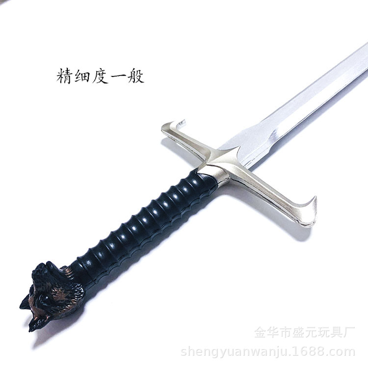 New anime sword model: Song of Ice and Fire, Long-clawed Sword, Power Game, Jon Icefield Sword, PU Wolf Head Sword Specification image