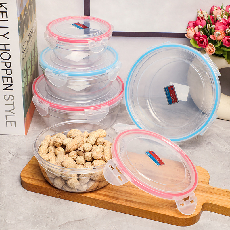 Youmai Food sealed boxes, transparent plastic fresh-keeping boxes, snack and nut boxes, pickles, dipping sauce boxes, covered takeout lunch boxes Application Scenario