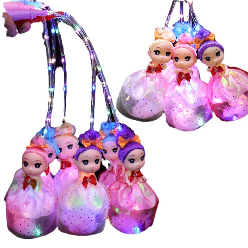 Popular hand-held lanterns, children's bouncy balls, glowing hot balloons, starry sky balls, doll toys and gifts Item Picture