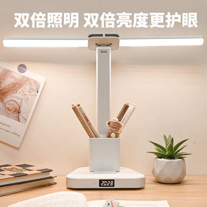 Wholesale gifts of multi-functional eye-protecting desk lamps for dormitories, bedrooms, children and students, and reading desk lamps Specification image