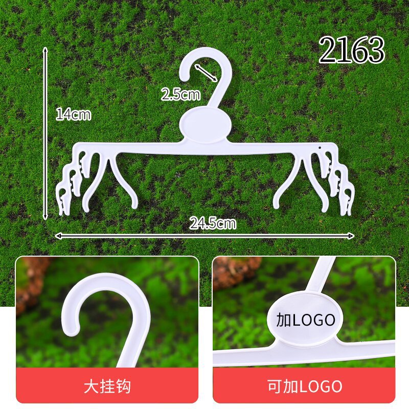 Underwear, halter tops, vests, bags, ties, plastic clothes hangers, household multi-functional multi-layer inner clothes hangers Specification image