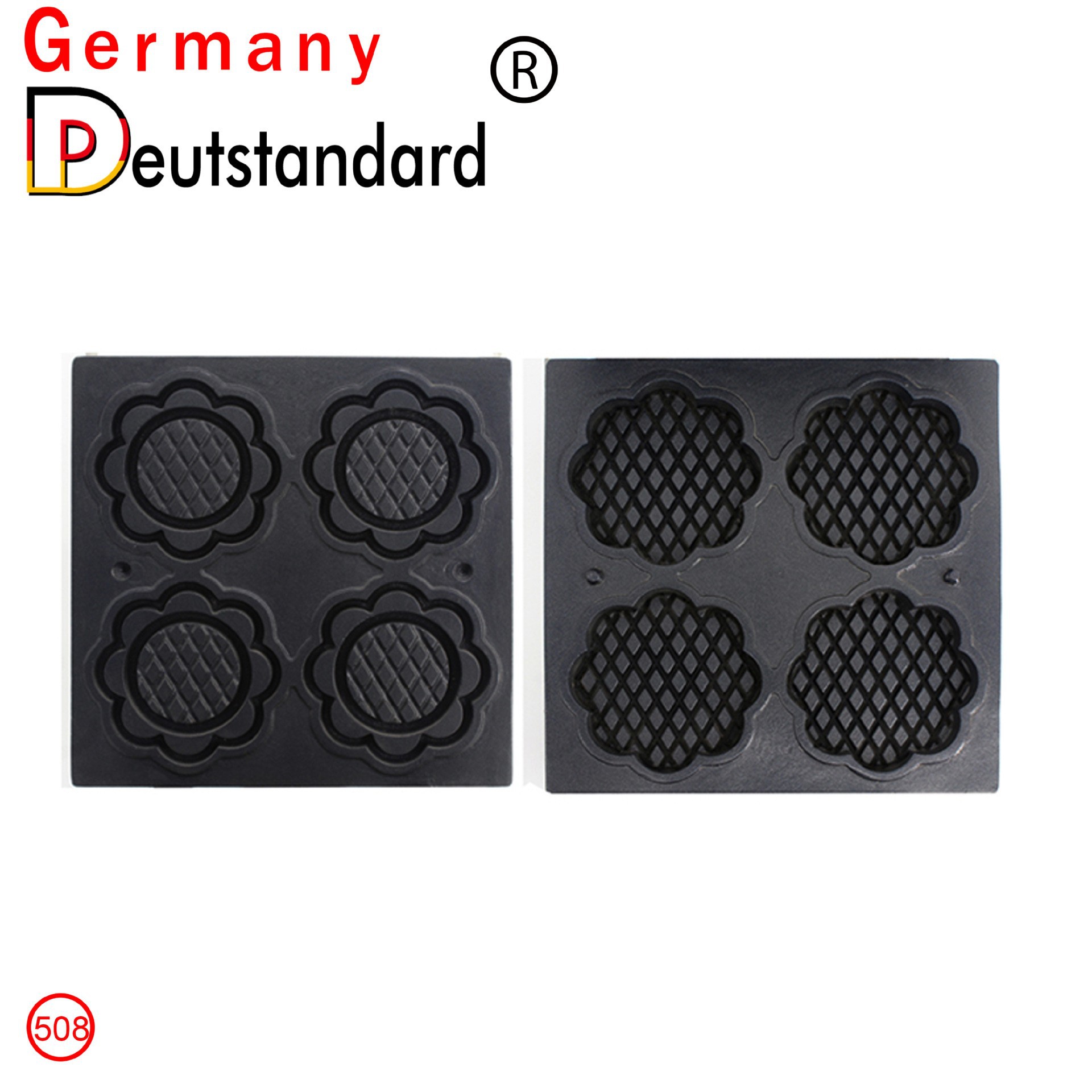 Sunflower-shaped waffle machine, egg pancake machine, doughnut mold, Indian flying pancake machine, egg roll machine Specification image