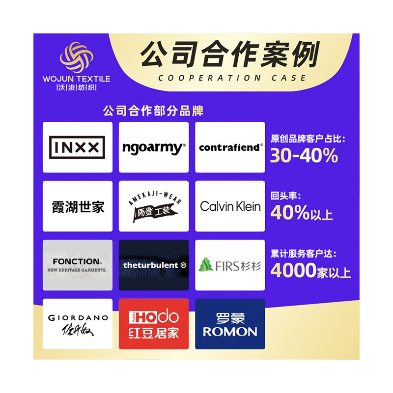 定制纯棉条纹面料布单面布匹精梳棉a类布料全棉汗布双纱针织布白底实物图