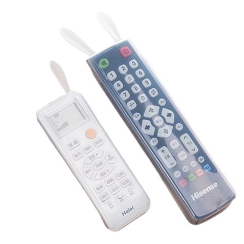 Rabbit transparent silicone remote control case, air conditioner and TV remote control case, dust cover, remote control case Item Picture