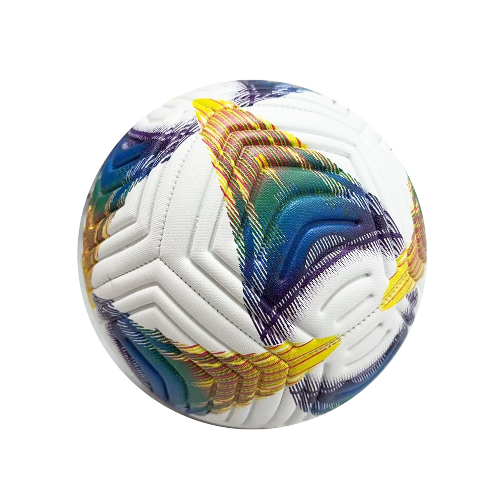 跨境足球学生用球5号新款压纹足球青少年学生比赛训练足球批发细节图