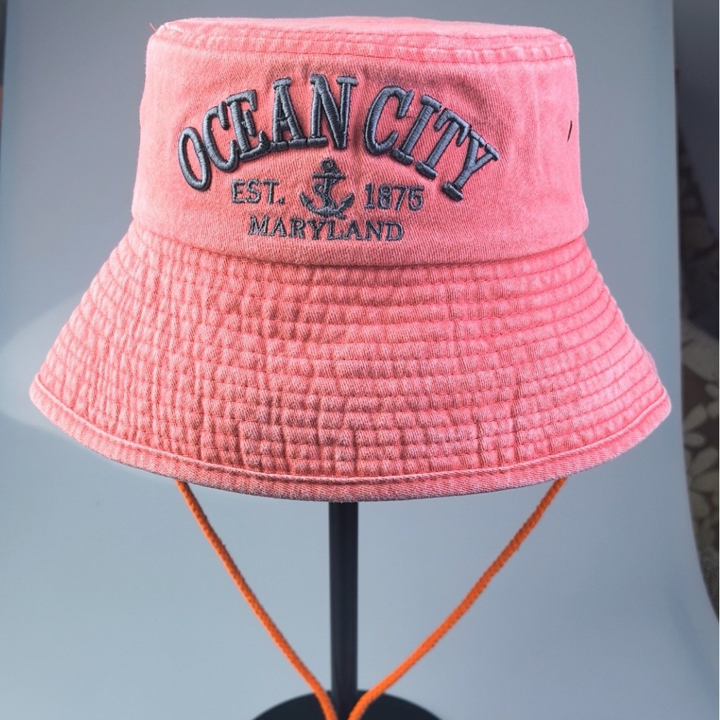 American streetwear brand fashion lettered basin hat, women's spring and summer outdoor street foldable fisherman hat, couple hats Application Scenario