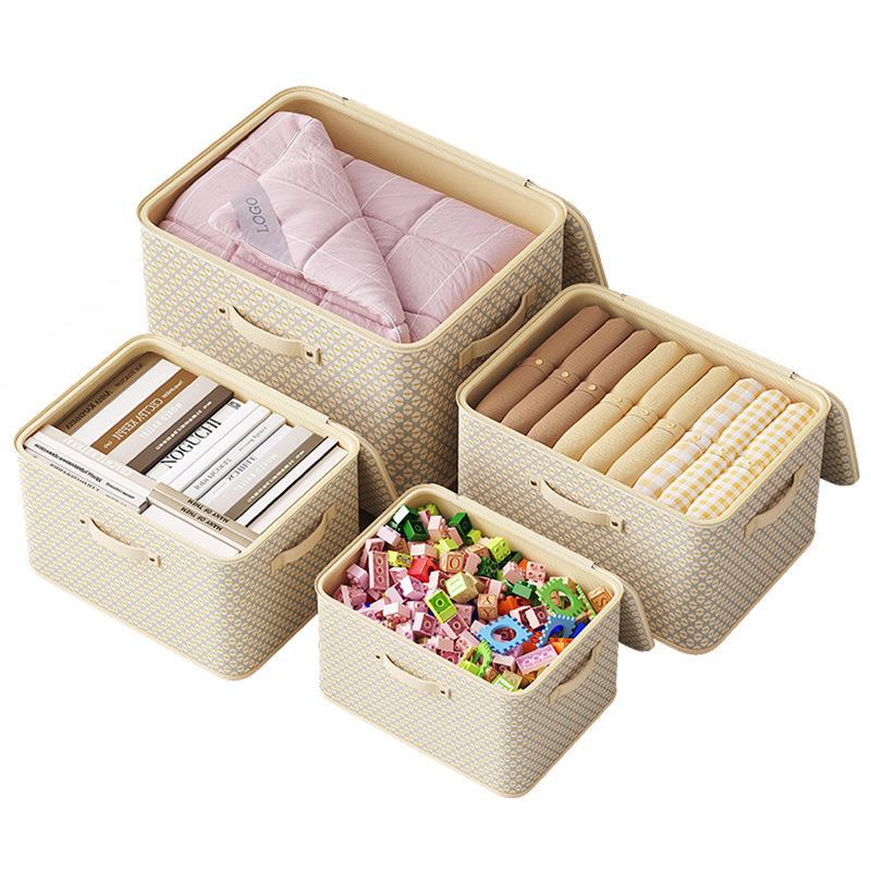 Password storage box with lock, home wardrobe, clothes, quilts, toy organization box, foldable storage box, a magic tool details Picture