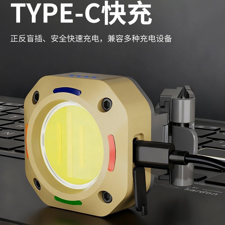 New cross-border COB multi-functional outdoor headlamp, LED strong light, ultra-long battery life, night fishing light, portable cap clip light, mini flashlight Application Scenario