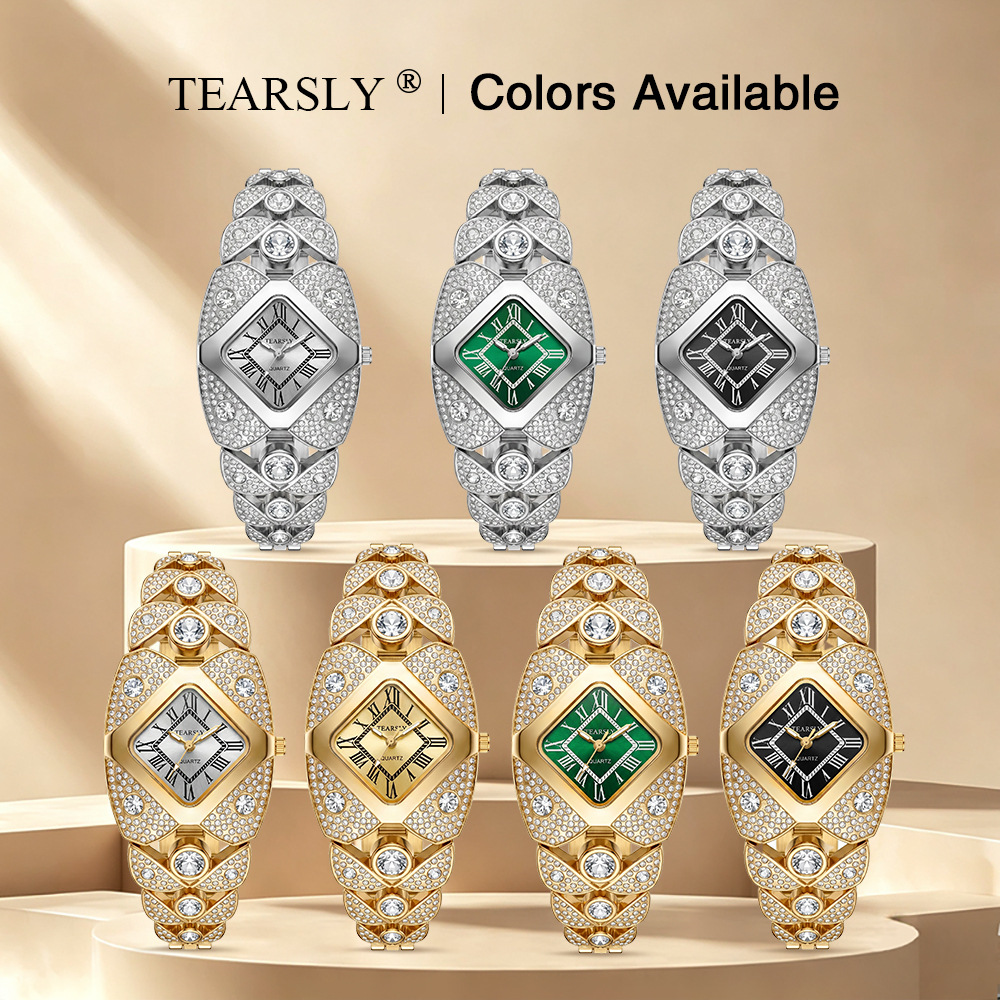 Crossover burst full diamond diamond reloj de las mujeres comercio exterior cuarzo reloj de las mujeres retro brazalete estilo reloj personalizado al por mayor Application Scenario