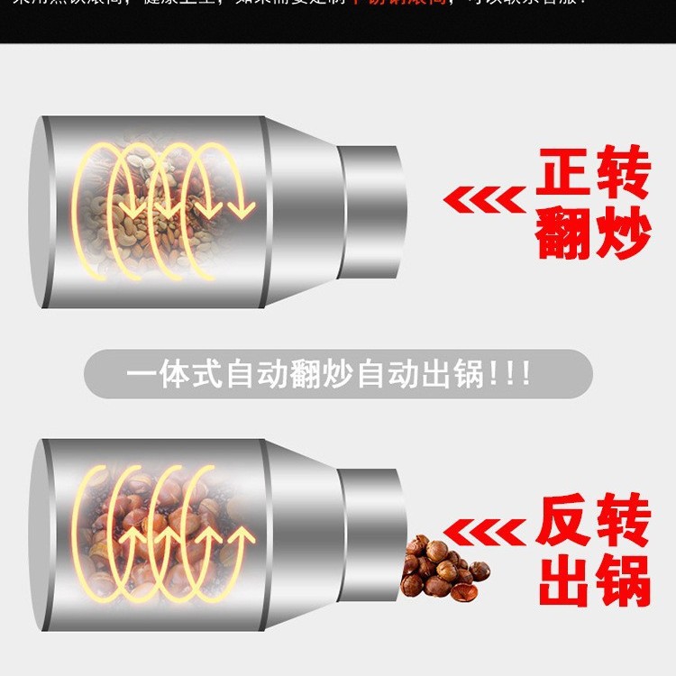Commercial mobile roller multi-functional nut roasting machine, fully automatic gas-fired electric heating stir-frying machine, and street chestnut roasting machine Application Scenario